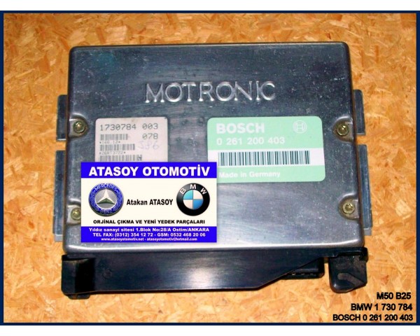 BMW E36 325İ MOTOR BEYNİ BOSCH 0261200403 BMW 1730784 BMW 1738338 BMW 1703585 BMW 1744859 BMW 1738290 BMW 1738293 BMW 12141730784 BMW 12141738338 BMW 12141703585 BMW 12141744859 BMW 12141738290 BMW 12141738293 M50 B25